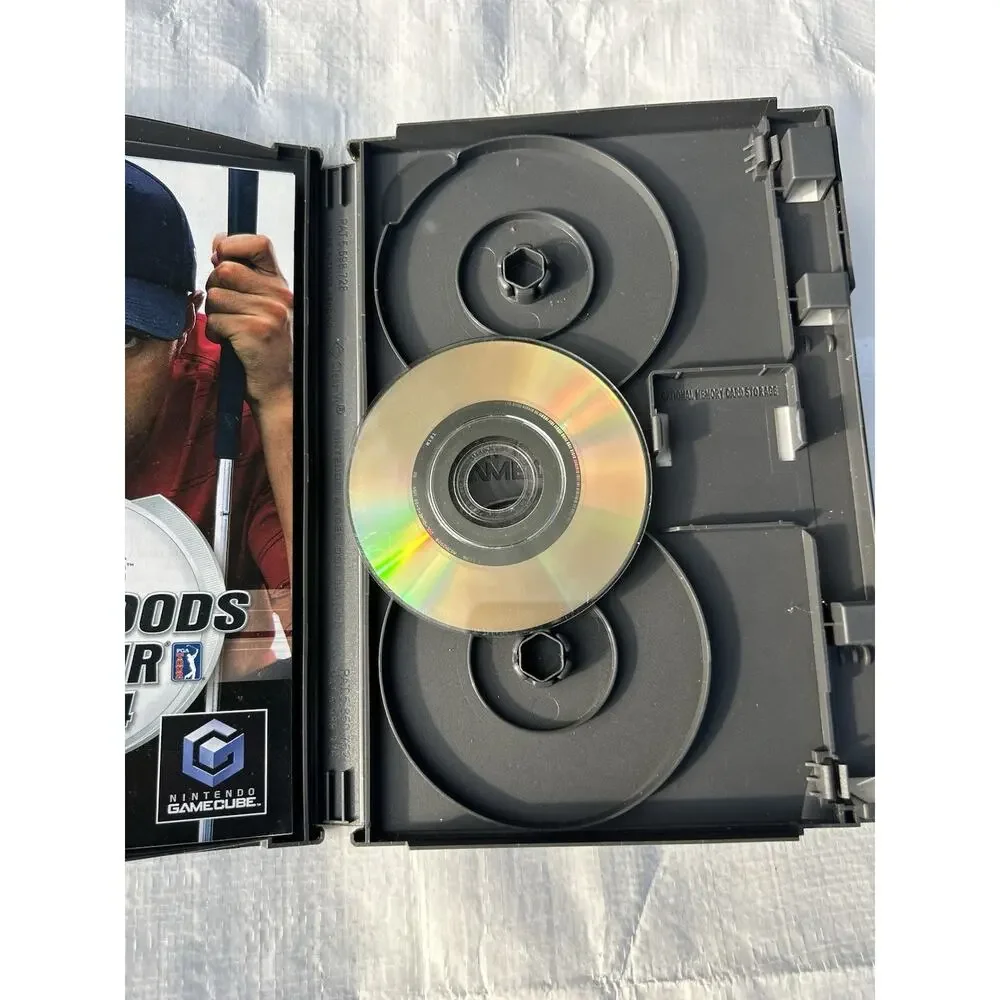 Tiger Woods PGA Tour 2004 Game, Both Discs & Manual, Missing One Disc
